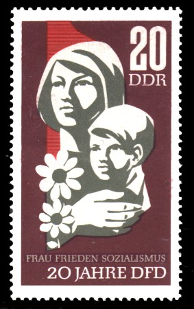 20 Pf Briefmarke: 20 Jahre DFD