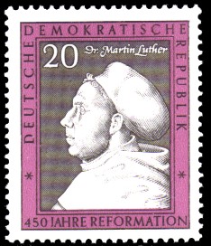 20 Pf Briefmarke: 450 Jahre Reformation