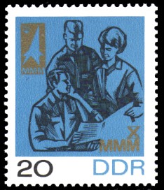 20 Pf Briefmarke: X. MMM 20 Pf Briefmarke: X. MMM