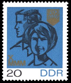20 Pf Briefmarke: X. MMM 20 Pf Briefmarke: X. MMM