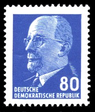 80 Pf Briefmarke: Walter Ulbricht