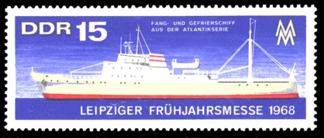 15 Pf Briefmarke: Leipziger Frühjahrsmesse 1968 15 Pf Briefmarke: Leipziger Frühjahrsmesse 1968