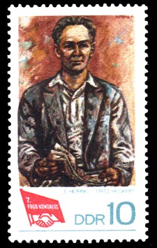 10 Pf Briefmarke: 7. FDGB-Kongress