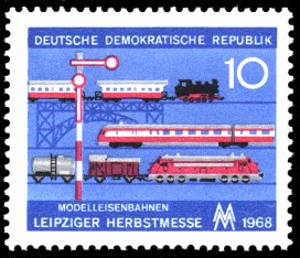 10 Pf Briefmarke: Leipziger Herbstmesse 1968