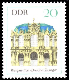 20 Pf Briefmarke: Bedeutende Bauwerke