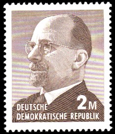 2 M Briefmarke: Walter Ulbricht