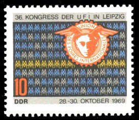 10 Pf Briefmarke: 36. Kongress der UFI