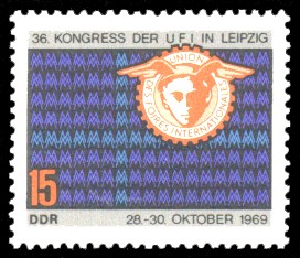 15 Pf Briefmarke: 36. Kongress der UFI