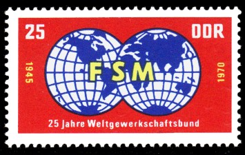 25 Pf Briefmarke: 25 Jahre WGB