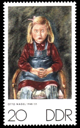 20 Pf Briefmarke: Zum Gedenken an K.Kollwitz, E.Barlach und O.Nagel 20 Pf Briefmarke: Zum Gedenken an K.Kollwitz, E.Barlach und O.Nagel