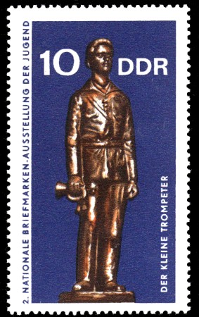 10 Pf Briefmarke: 2. Nationale Briefmarkenausstellung der Jugend 10 Pf Briefmarke: 2. Nationale Briefmarkenausstellung der Jugend