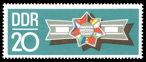 20 Pf Briefmarke: Waffenbrüderschaft 20 Pf Briefmarke: Waffenbrüderschaft