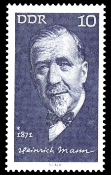 10 Pf Briefmarke: Bedeutende Persönlichkeiten, Heinrich Mann
