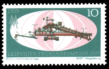 10 Pf Briefmarke: Leipziger Frühjahrsmesse 1971 10 Pf Briefmarke: Leipziger Frühjahrsmesse 1971
