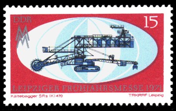 15 Pf Briefmarke: Leipziger Frühjahrsmesse 1971 15 Pf Briefmarke: Leipziger Frühjahrsmesse 1971