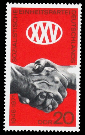 25 Jahre Sed Briefmarke Ddr