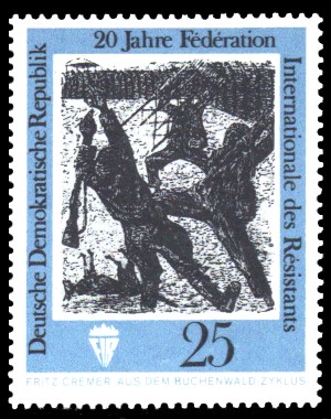 25 Pf Briefmarke: 20 Jahre FIR