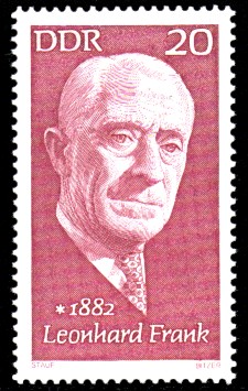 20 Pf Briefmarke: Bedeutende Persönlichkeiten, Leonhard Frank