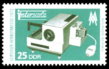 25 Pf Briefmarke: Leipziger Herbstmesse 1972