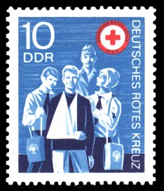 10 Pf Briefmarke: Deutsches Rotes Kreuz 10 Pf Briefmarke: Deutsches Rotes Kreuz
