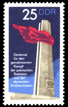 25 Pf Briefmarke: Internationale Mahn- und Gedenkstätten 25 Pf Briefmarke: Internationale Mahn- und Gedenkstätten
