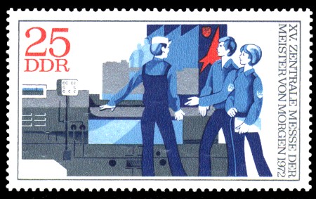 25 Pf Briefmarke: XV. Zentrale MMM