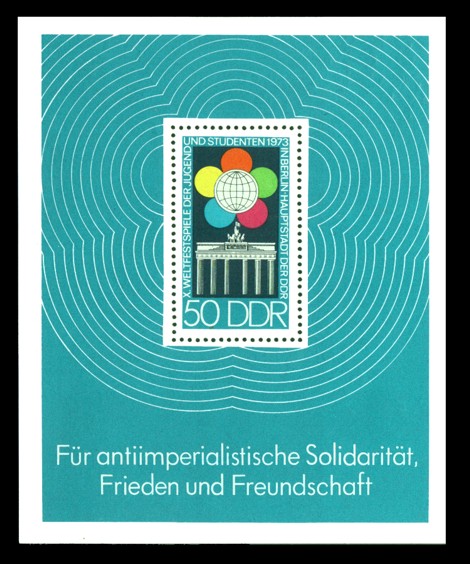  Briefmarke: Block - X. Weltfestspiele der Jugend und Studenten