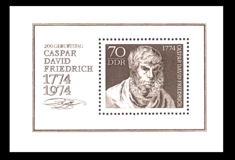 Briefmarke: Block - 200. Geburtstag Caspar David Friedrich Briefmarke: Block - 200. Geburtstag Caspar David Friedrich
