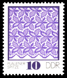 10 Pf Briefmarke: Plauener Spitze