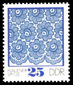 25 Pf Briefmarke: Plauener Spitze