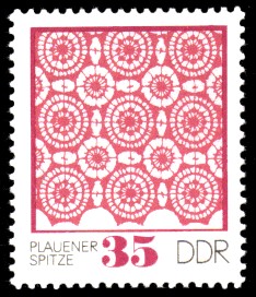 35 Pf Briefmarke: Plauener Spitze 35 Pf Briefmarke: Plauener Spitze