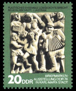 20 Pf Briefmarke: Tag der Philatelisten / Briefmarkenausstellung 20 Pf Briefmarke: Tag der Philatelisten / Briefmarkenausstellung
