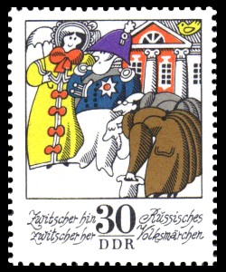 30 Pf Briefmarke: Wintermärchen - Zwitscher hin zwitscher her