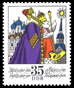 35 Pf Briefmarke: Wintermärchen - Zwitscher hin zwitscher her