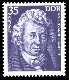 35 Pf Briefmarke: Bedeutende Persönlichkeiten, Andre-Marie Ampere
