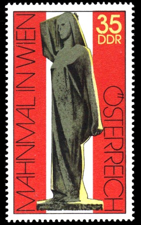 35 Pf Briefmarke: Mahn- und Gedenkstätten, Mahnmal Wien