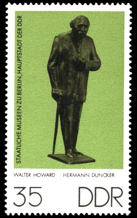 35 Pf Briefmarke: Staatliche Museen zu Berlin, Hermann Duncker