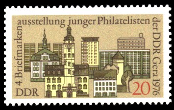 20 Pf Briefmarke: Tag der Philatelisten 20 Pf Briefmarke: Tag der Philatelisten