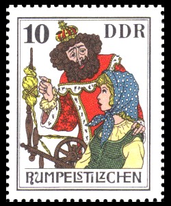 10 Pf Briefmarke: Märchen - Rumpelstilzchen 10 Pf Briefmarke: Märchen - Rumpelstilzchen