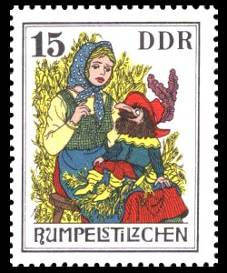 15 Pf Briefmarke: Märchen - Rumpelstilzchen 15 Pf Briefmarke: Märchen - Rumpelstilzchen