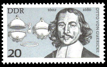 20 Pf Briefmarke: Bedeutende Persönlichkeiten, Otto von Guericke