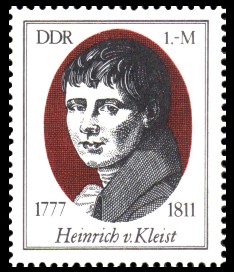 1 M Briefmarke: 200. Geburtstag Heinrich von Kleist