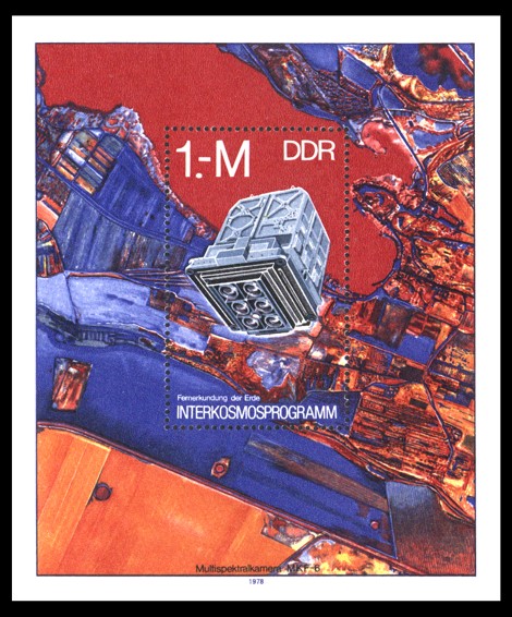  Briefmarke: Block - Interkosmosprogramm