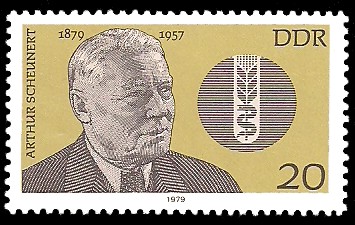 20 Pf Briefmarke: Bedeutende Persönlichkeiten, Arthur Scheunert