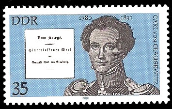 35 Pf Briefmarke: Bedeutende Persönlichkeiten, Carl von Clausewitz