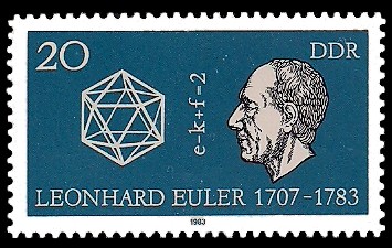 20 Pf Briefmarke: 200. Geburtstag Leonhard Euler