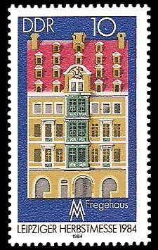 10 Pf Briefmarke: Leipziger Herbstmesse 1984, Fregehaus