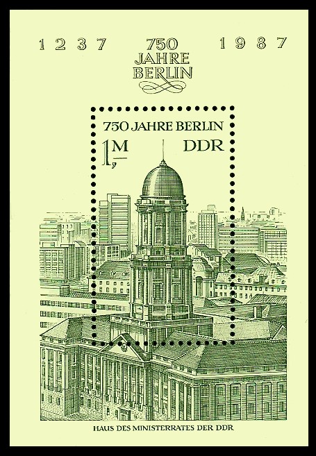  Briefmarke: Block - 750 Jahre Berlin