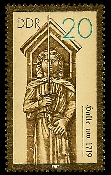 20 Pf Briefmarke: Rolande, Halle 20 Pf Briefmarke: Rolande, Halle