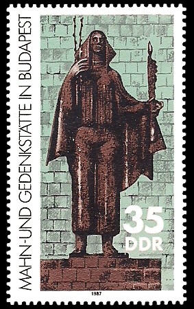 35 Pf Briefmarke: Mahn- und Gedenkstätte Budapest 35 Pf Briefmarke: Mahn- und Gedenkstätte Budapest
